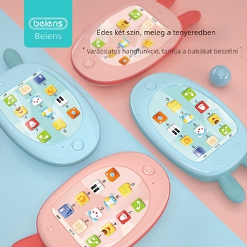 Bainsch Baba Telefon Játék – Érintőképernyő, Felvétel, Szülő-gyermek interakció, Zene és Hang, Lítium-akkumulátorral működik, 0–3 éveseknek