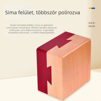 Fából készült Kongming/Luban Lock kirakós doboz – Broadcom márka; Anyag: Fa; Funkció: Kirakós; Kategória: Kongming Lock/Luban Lock; Testreszabás: Igen