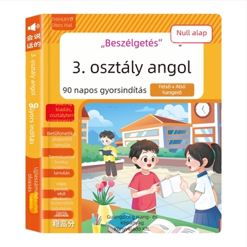 Olvasó toll szinkronizált osztálytermi audióval – harmadik osztály számára; hallgatás, beszélgetés, olvasás; memória <2GB; lítium akkumulátor; 7–14 éveseknek