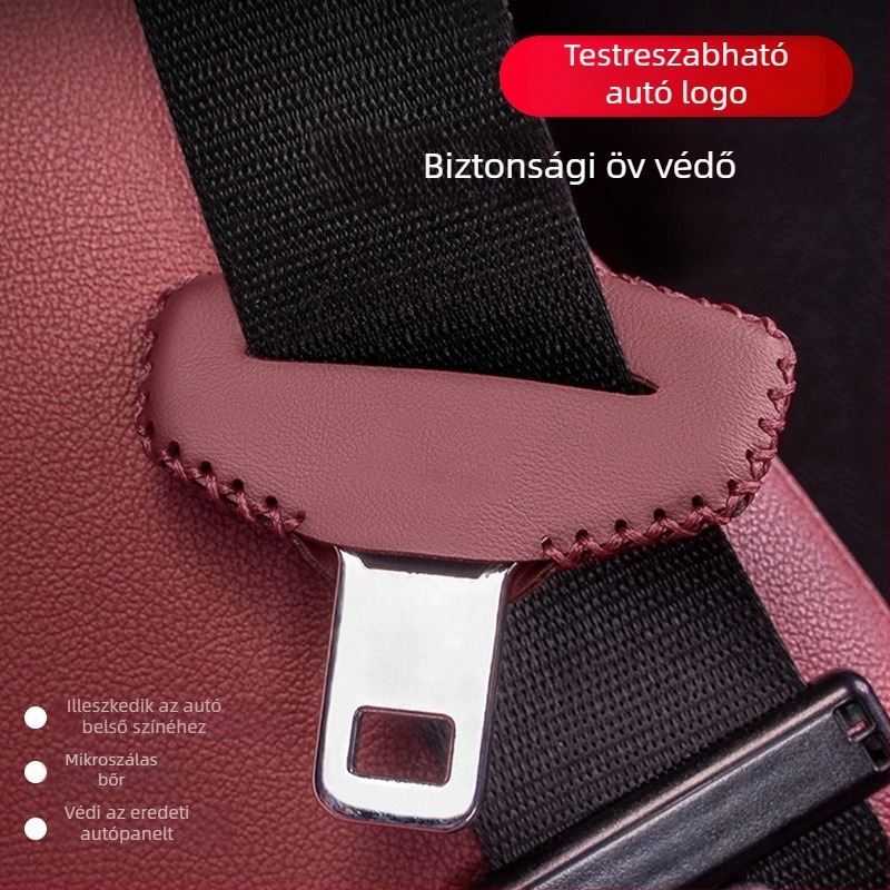 Biztonsági öv csat védőfedél, PU anyag, univerzális modell, Fatiir, testreszabható