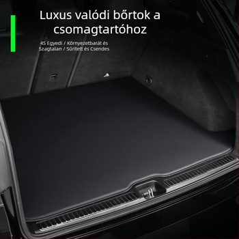 Bőrből készült csomagtér szőnyeg speciális autóhoz — megvastagodott, csendes, sík dizájn, testre szabható