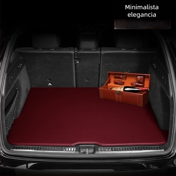 Bőrből készült csomagtér szőnyeg speciális autóhoz — megvastagodott, csendes, sík dizájn, testre szabható
