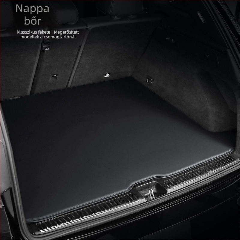 Bőrből készült csomagtér szőnyeg speciális autóhoz — megvastagodott, csendes, sík dizájn, testre szabható