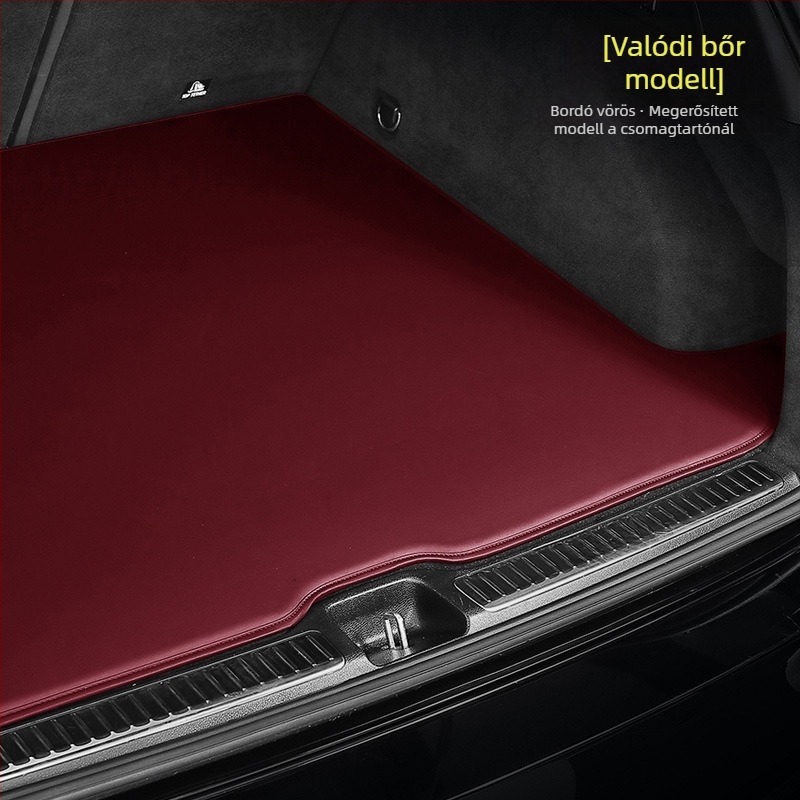 Bőrből készült csomagtér szőnyeg speciális autóhoz — megvastagodott, csendes, sík dizájn, testre szabható