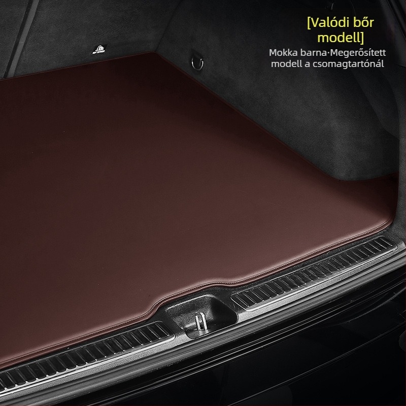 Bőrből készült csomagtér szőnyeg speciális autóhoz — megvastagodott, csendes, sík dizájn, testre szabható