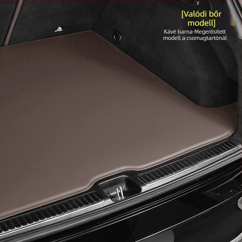 Bőrből készült csomagtér szőnyeg speciális autóhoz — megvastagodott, csendes, sík dizájn, testre szabható