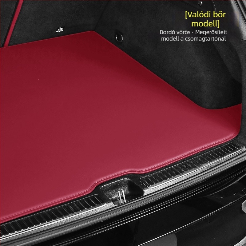 Bőrből készült csomagtér szőnyeg speciális autóhoz — megvastagodott, csendes, sík dizájn, testre szabható