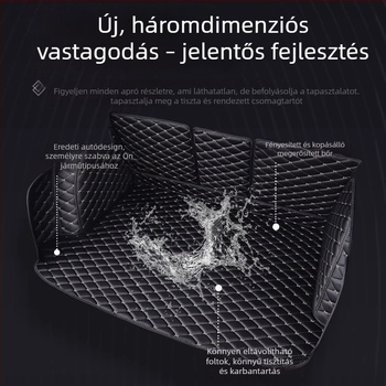 Toyota Levin 2014-2025 csomagtartó szőnyeg, teljes lefedettség, vízálló, kopásálló, PVC