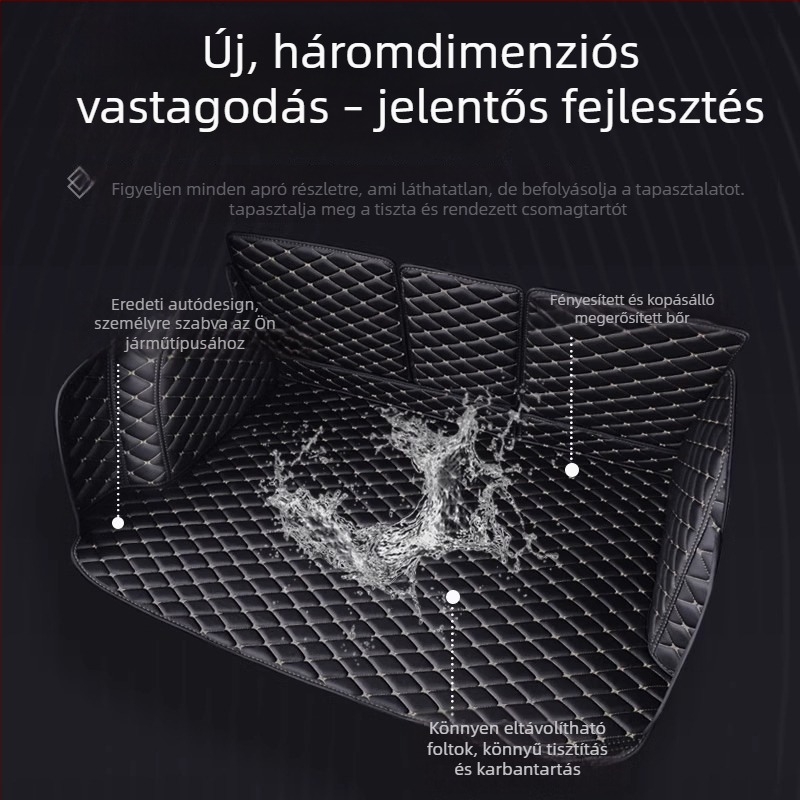 Toyota Levin 2014-2025 csomagtartó szőnyeg, teljes lefedettség, vízálló, kopásálló, PVC