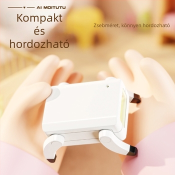 Okos interaktív robotkutya asztali társa AI hanggal, 8GB memória, újratölthető lítium akkumulátor, érintésre reagáló