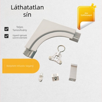 Kórházi rejtett infúziós sín beépített integrált sínnel – alumíniumötvözet, modell JN-49mm, Jinna márka, modern minimalist stílus, felületkezelés: lakkozott