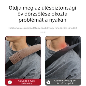 Autóöv vállpárna – plüss anyag, márka Jiu yimu, származás Guangzhou, termékkód 510