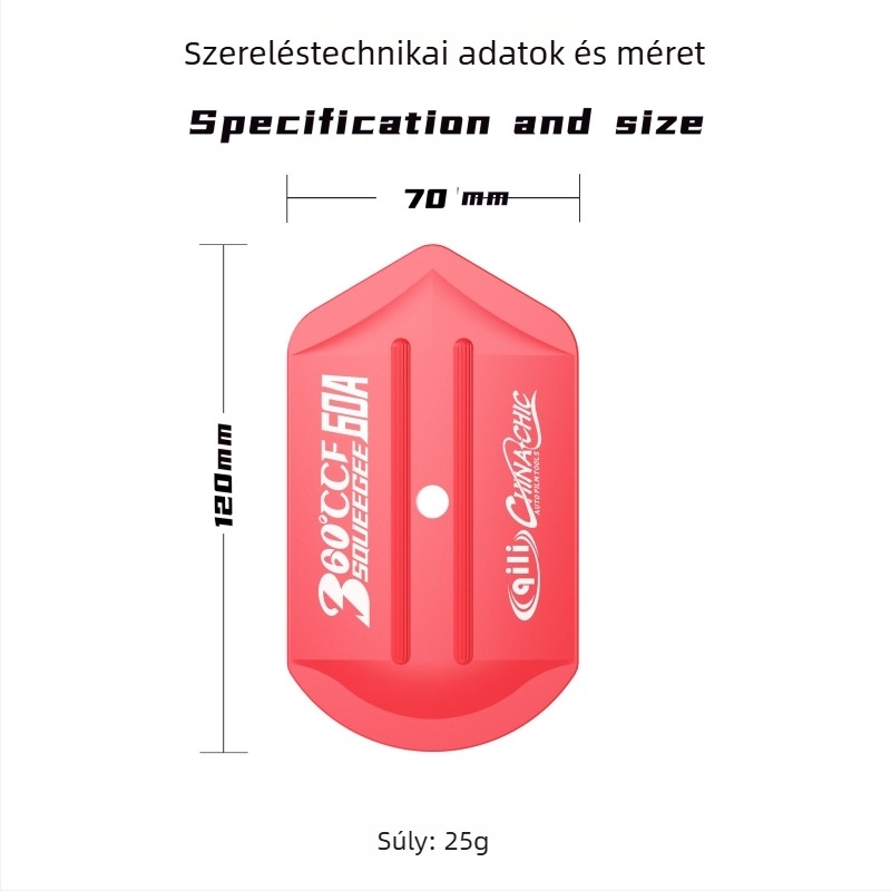 Autófilm spatula – Poligon élvágó a szélek mentén, Többfunkciós színváltó eszköz, Műanyag spatula; Márka: Qili Its Power; Minden modellhez; Testreszabás elérhető