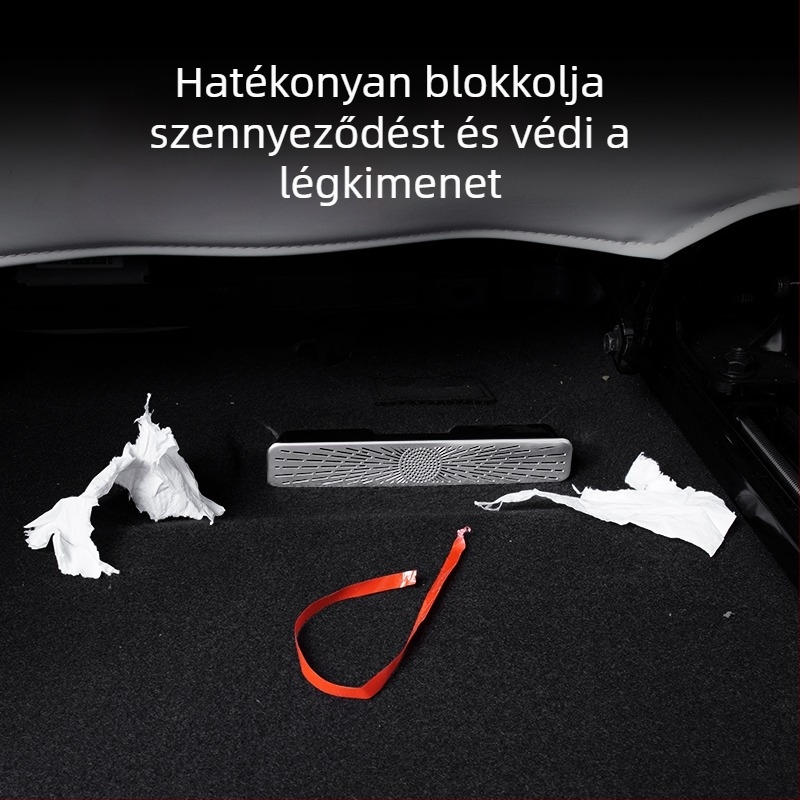 Xiaopeng P7/P7+ légkivezető védőfedél rozsdamentes acélból; OEM testreszabás; logó nyomtatás elérhető; határokon átívelő export