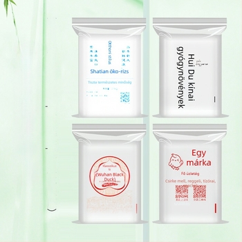 5 mil átlátszó önzáró PE ZIP zacskó élelmiszer csomagoláshoz, testre szabható zárási hossz