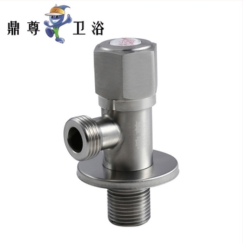 DZ-1921 304 rozsdamentes acél szögletes vízcsap konyha és fürdőszobákhoz, menetes csatlakozás, működő nyomás 0,8 MPa, belső átmérő 15 mm