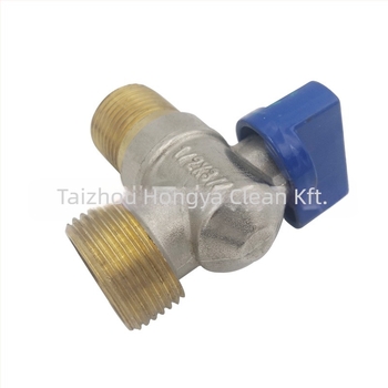 AV-025 Bronz gömbcsap, sarokos háromszög alakú, 15 mm-es menetes csatlakozású, WC öblítőhöz