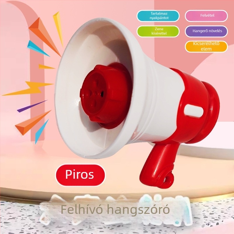Mini kézben tartható játékhangszóró kulcstartóval — műanyag, 8x7, uniszex, 14+ éveseknek