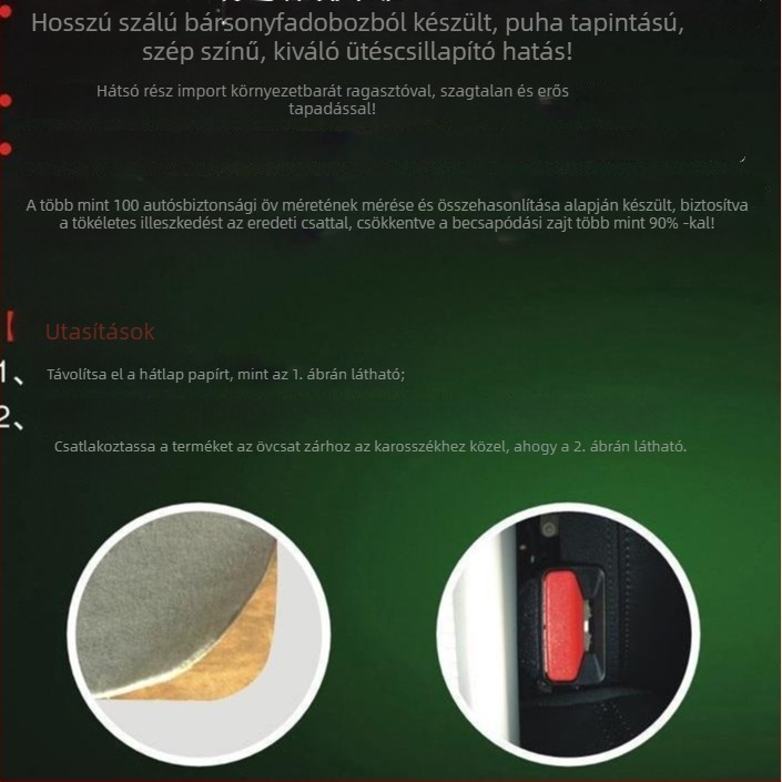 Autó belső tartó - belső védelem, kopásállóság, zajcsökkentés; hosszú szálú flockos anyag; modell qt-0107-01; cikkszám qt-0107-01