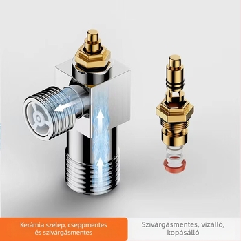 Goalar GA01 Réz ötvözetű vízálló ellenőrző szelep WC-höz, bojler kapcsoló, 2 MPa, 4 mm belső Ø, spirális telepítés, illatvédett és csendes