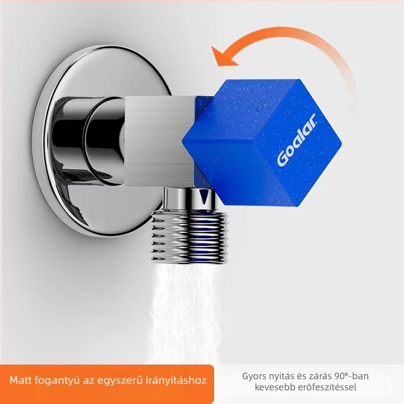 Goalar GA01 Réz ötvözetű vízálló ellenőrző szelep WC-höz, bojler kapcsoló, 2 MPa, 4 mm belső Ø, spirális telepítés, illatvédett és csendes