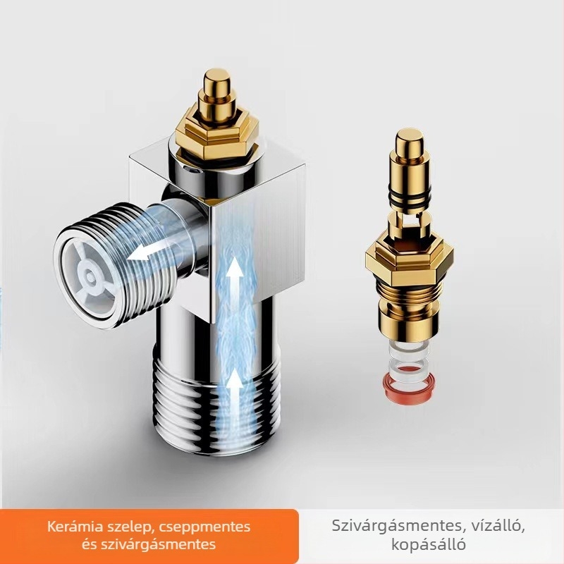 Goalar GA01 Réz ötvözetű vízálló ellenőrző szelep WC-höz, bojler kapcsoló, 2 MPa, 4 mm belső Ø, spirális telepítés, illatvédett és csendes