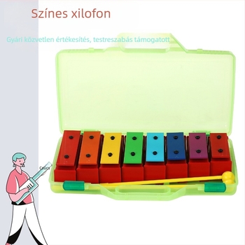 Orff hangszer gyerekeknek: oktáv Téglából készült zongora és xilofon, modellek TL8-15 és TL8-15R