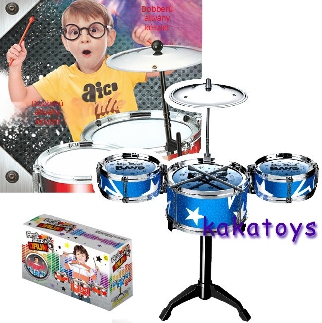 Jazz dobok gyerekeknek – műanyag kivitel, színes dobozos csomagolás, unisex, 15–35 éveseknek