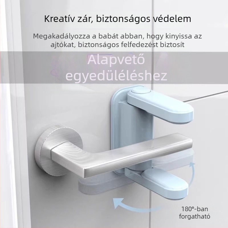 Ajtó stopper – ABS anyag, falra szerelhető, modell Regular Fit, Standard felépítés, kézi működtetés, modern minimalista stílus