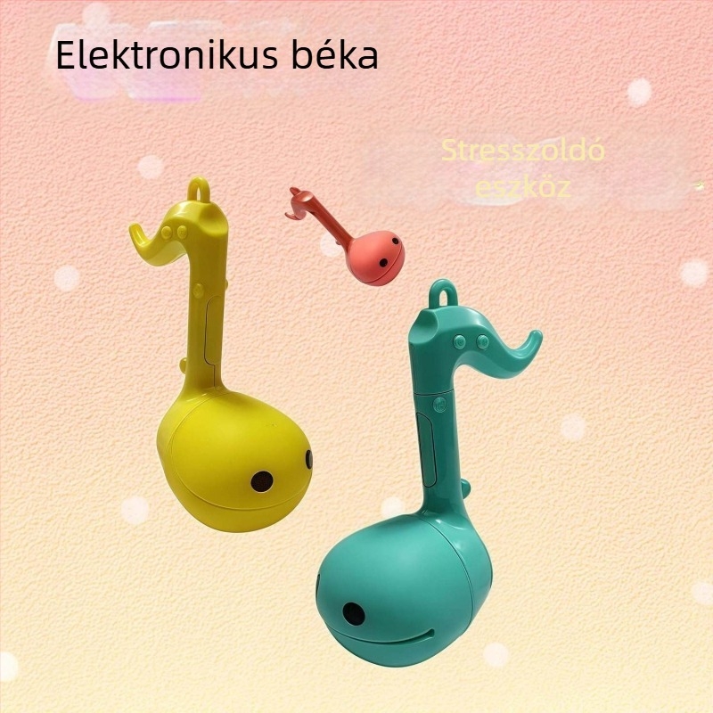  Elektronikus gyerek hangszer nyomógombos hangjegyekkel • műanyag ház • 0–3 éveseknek megfelelő • termékszám pxx • videó útmutatóval