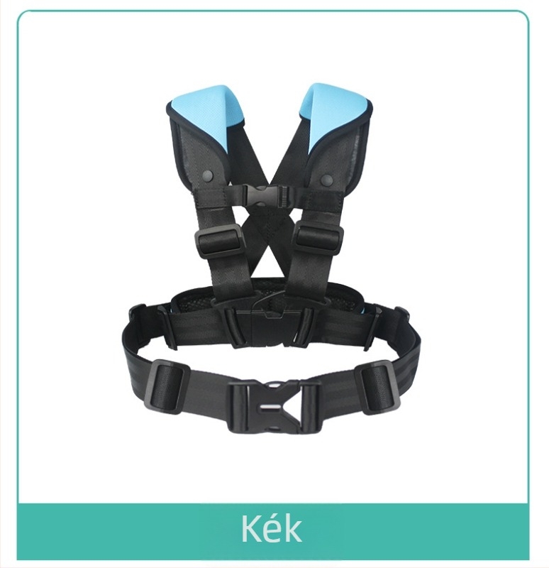 Gyerekeknek tervezett kerékpáros biztonsági mellény - poliészter anyagú, a gyermekek biztonságáért kerékpározás közben.