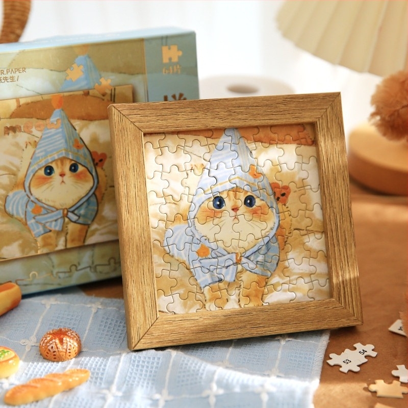Mr. paper Síkkép puzzle — papír alapanyag, egy készlet, 15–35 éveseknek