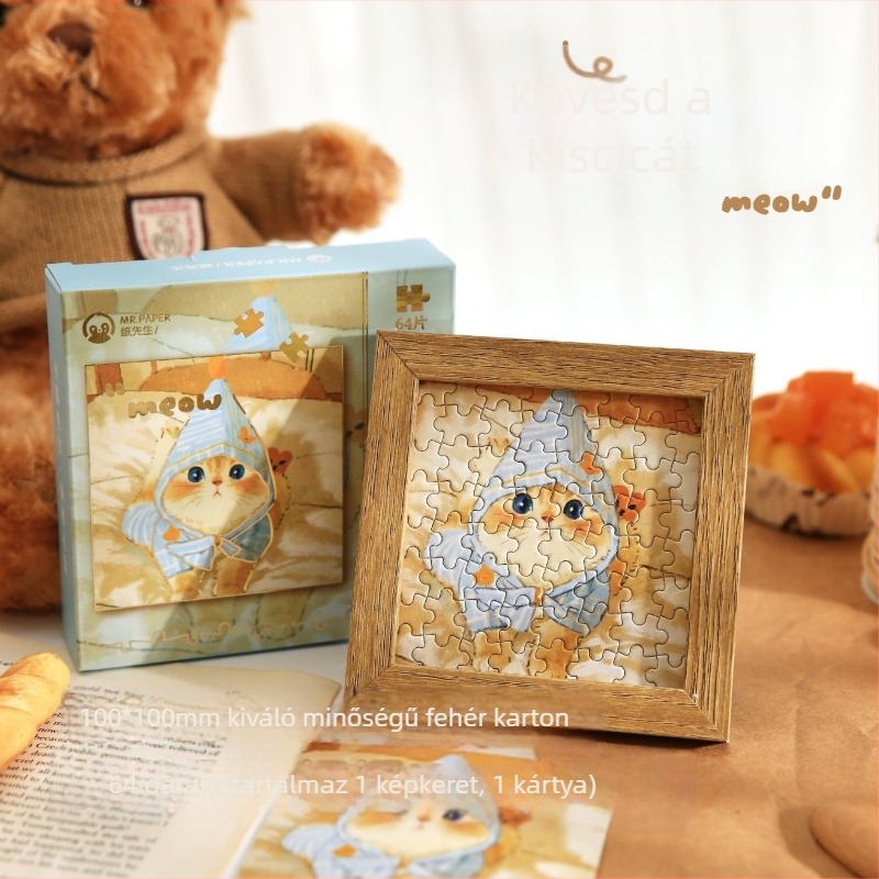 Mr. paper Síkkép puzzle — papír alapanyag, egy készlet, 15–35 éveseknek