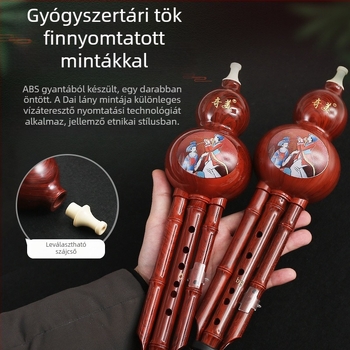 Hulusi, modell C, Qimei márka, 20 darab dobozban, csomagolás: gyanta