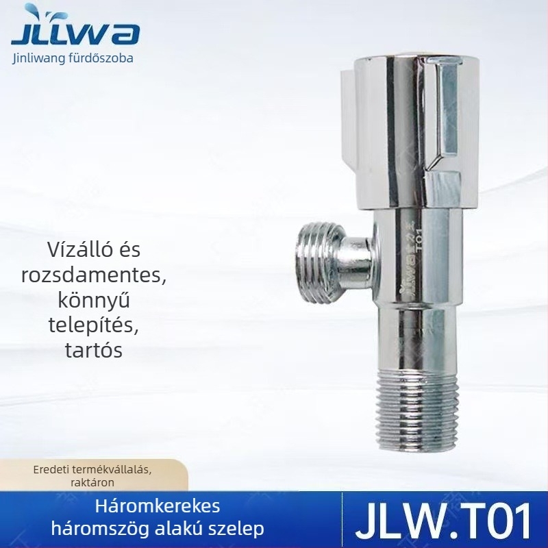 Rézbevonatú hajlított csaptelep a vízmelegítő és a vécé csatlakoztatásához, 15 mm belső átmérő, 1,0 MPa működési nyomás, falba épített telepítés