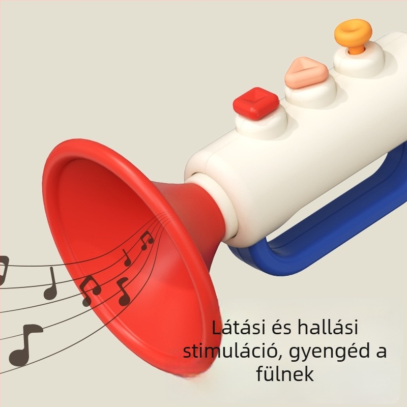 Gyerekek több hangszeres játék készlet – műanyagból, 0–1 évre, fejleszti az érzékeket és a kéz-szem koordinációt.