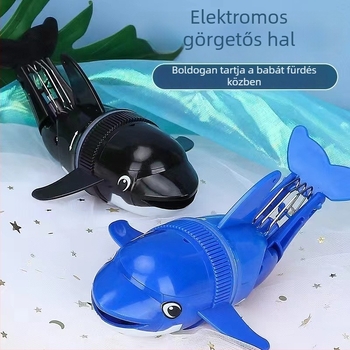 Elektromos fürdőjáték gyerekeknek – halacskát, amely forog, leng és szabadon úszik