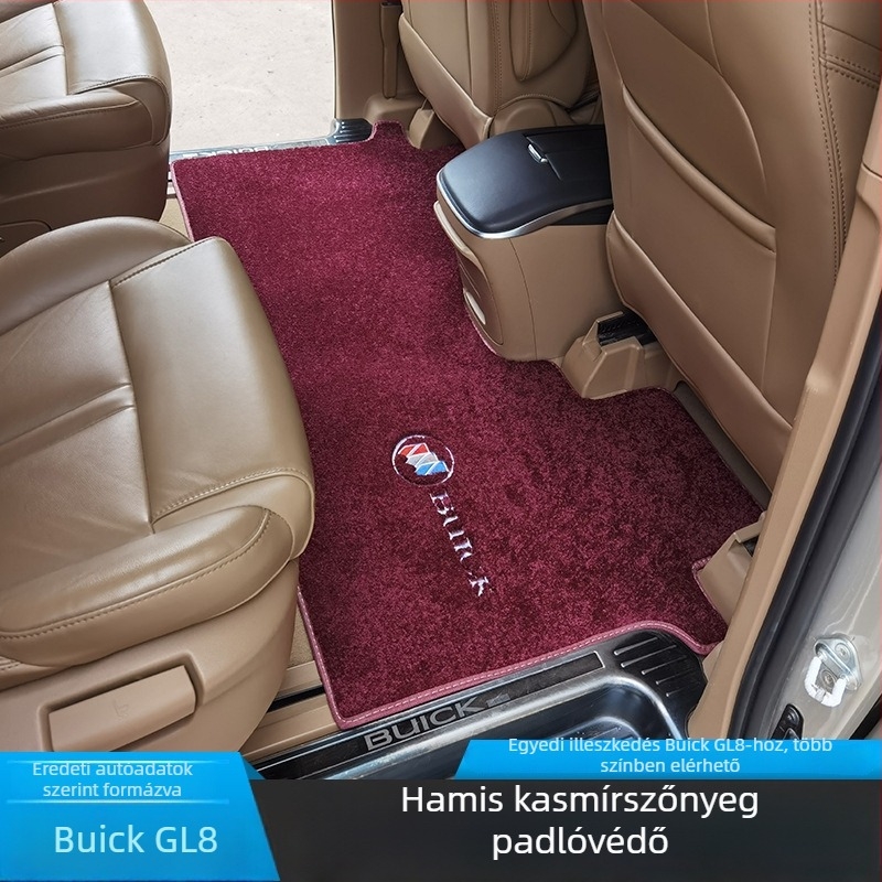 Buick GL8 lábmatracok – PVC anyag, Che xinsen márka, imitált kasmír szőnyeg, kifejezetten a modellhez illeszkedő