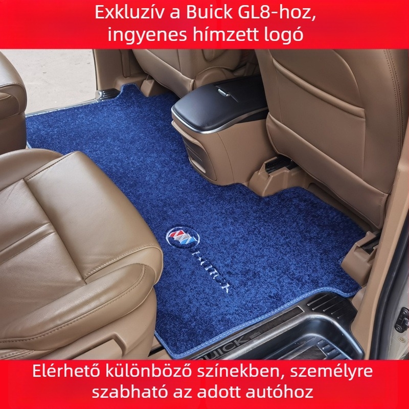 Buick GL8 lábmatracok – PVC anyag, Che xinsen márka, imitált kasmír szőnyeg, kifejezetten a modellhez illeszkedő