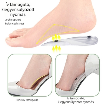 Ortopéd talp ív támogatással, hétpontos párnázás, alkalmas sportcipőkhöz, szandálokhoz és hétköznapi cipőkhöz