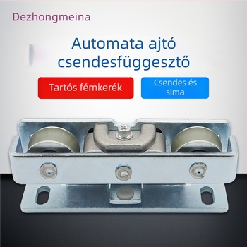DL-02 Automata ajtó függő görgő poliuretán kerékkel | fém váz | alkalmas az automata ajtó sínhez | modern egyszerű stílus