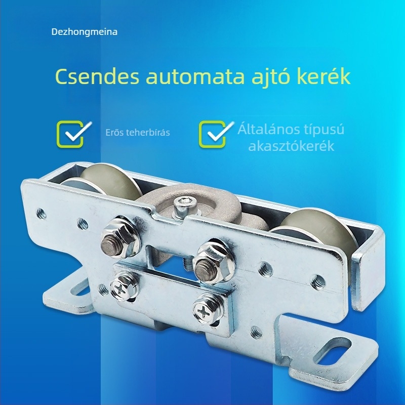 DL-02 Automata ajtó függő görgő poliuretán kerékkel | fém váz | alkalmas az automata ajtó sínhez | modern egyszerű stílus
