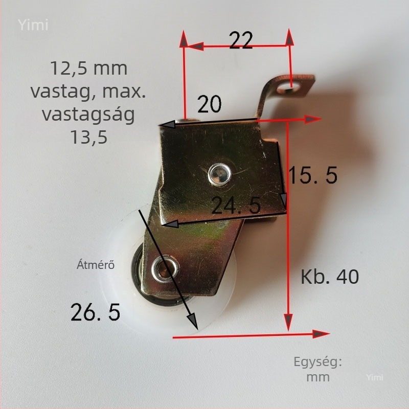 76-os típusú régi stílusú alumínium ablak görgő, csúszó ablakokhoz, ajtókhoz és képernyőkhöz