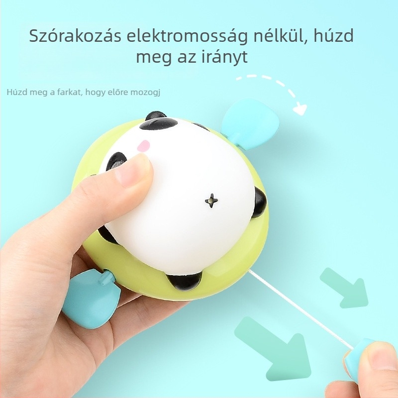 Yingbei műanyag fürdőjáték vízpermettel, húzható állatmotívummal, 0–3 éveseknek