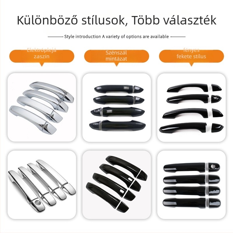 Subaru BRZ 12-23 ajtókilincs dekoráció – anti-karcolás módosító kiegészítő, ABS, modell 240520, Xin Jinlong