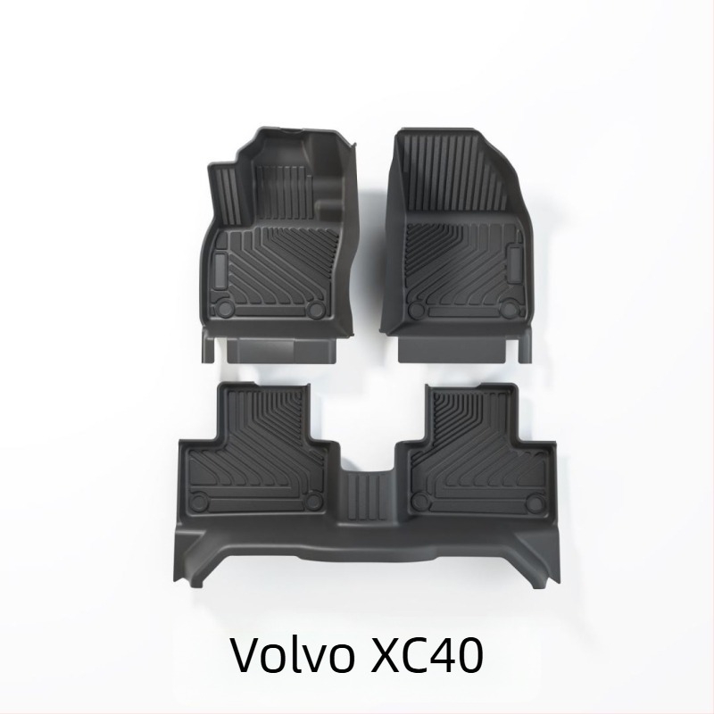 Volvo padlószőnyegek – TPE anyag, Jin Haolong márka, kompatibilis modellek XC60 XC90 XC40 S60 S90 V60 V90 EX30 XC70 EM90, testreszabható feldolgozás