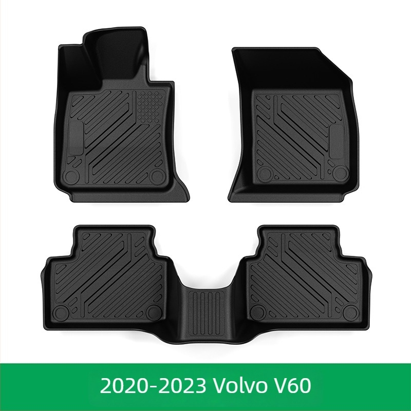 Volvo padlószőnyegek – TPE anyag, Jin Haolong márka, kompatibilis modellek XC60 XC90 XC40 S60 S90 V60 V90 EX30 XC70 EM90, testreszabható feldolgozás