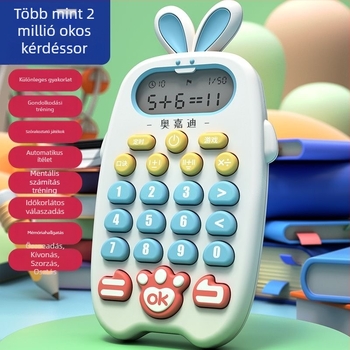 Gyermekek tanuló gépe az orális aritmetikához — intelligens korai oktatás, összeadás, kivonás, szorzás, osztás, hang- és zeneszolgáltatások, elemmel működik