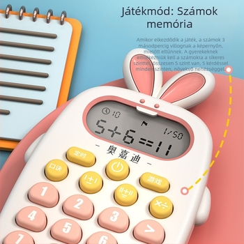 Gyermekek tanuló gépe az orális aritmetikához — intelligens korai oktatás, összeadás, kivonás, szorzás, osztás, hang- és zeneszolgáltatások, elemmel működik
