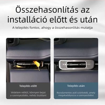 Rozsdamentes acél légkivezető maszk belső átalakításhoz (Márka: Nothing; Anyag: Rozsdamentes acél; Modell: Egyéb)